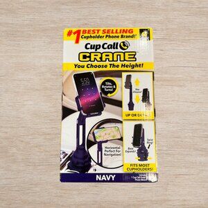 NEW BulbHead Cup Call Crane Car Cell Phone Mount Holder Hands Free in Navy